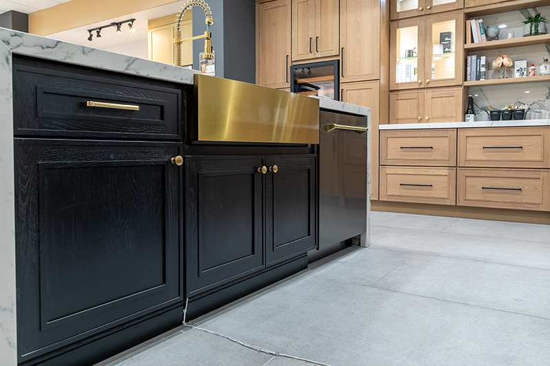 contemporary flat panel kitchen cabinets