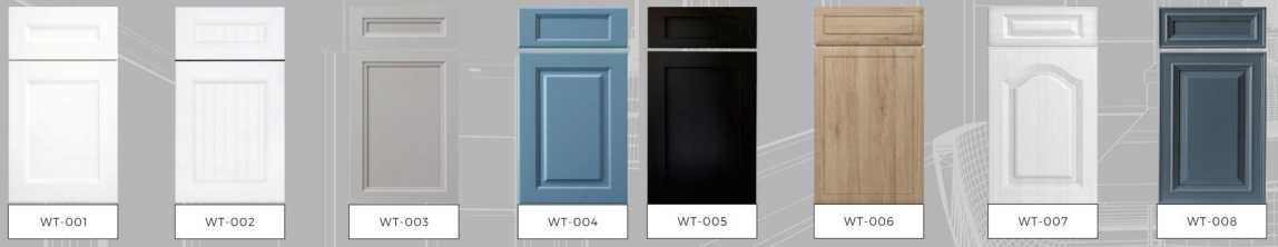 frameless cabinet colors