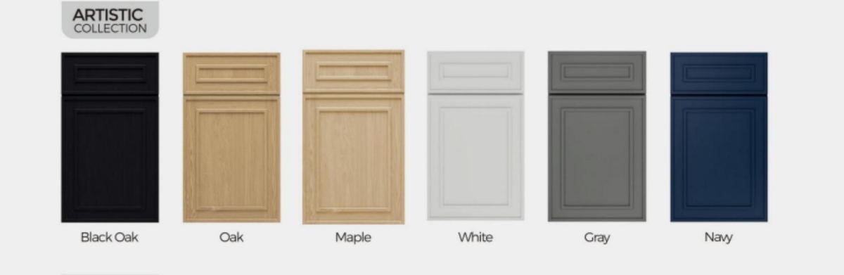 gray and white titchen cabinets