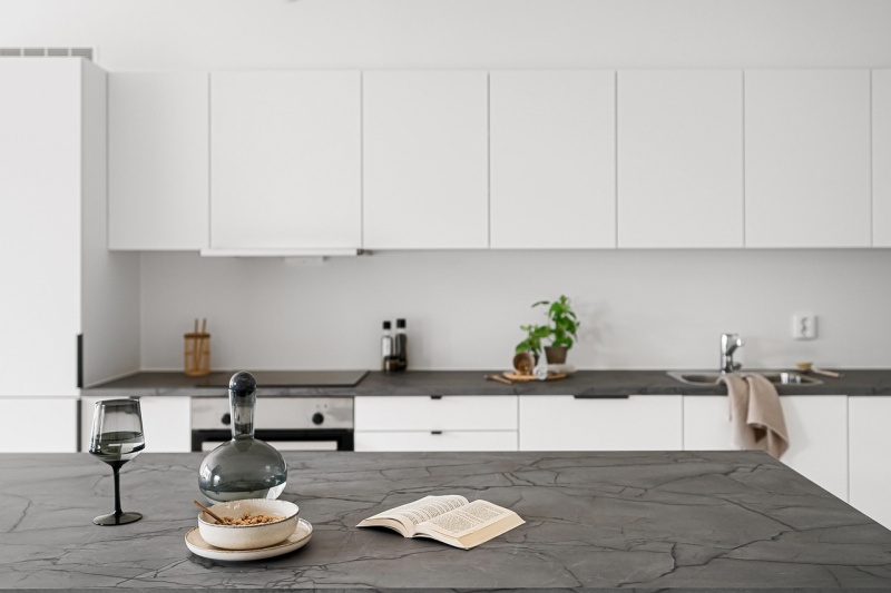 Solid Wood Frameless Kitchen Cabinets