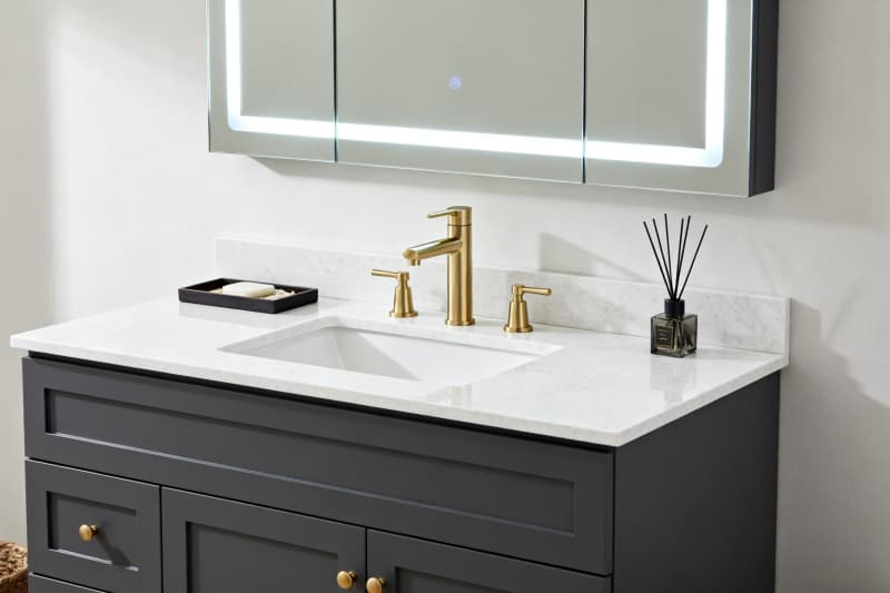 Solid wood shaker bathroom vanity