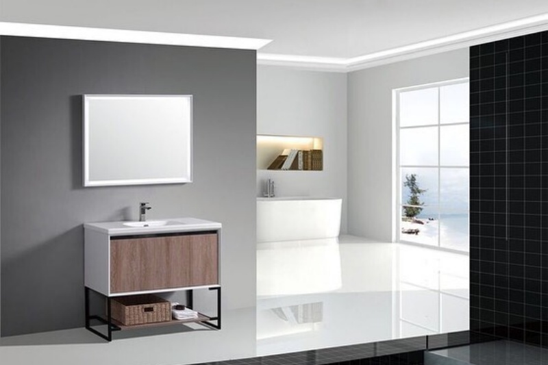 New European Style Bathroom Vanities and Vanity Tops