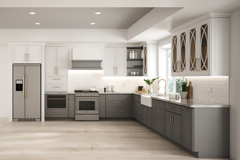 make a small kitchen look bigger