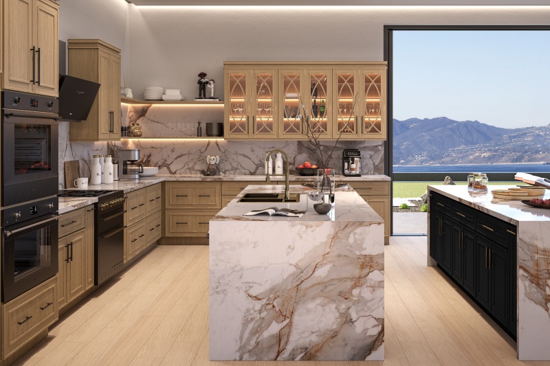 White oak cabinet moisture resistance