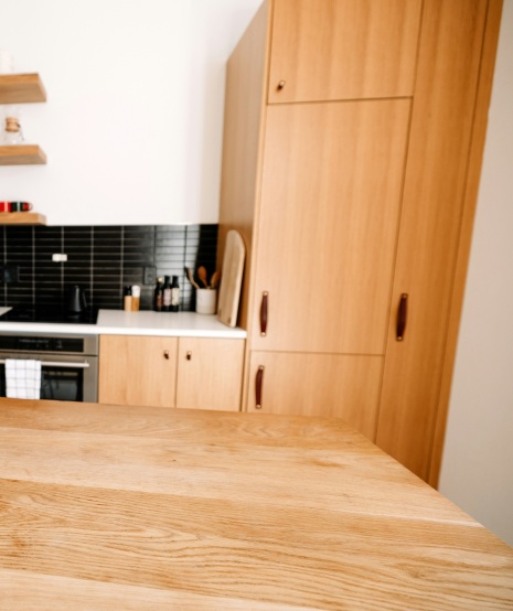 Vintage wooden cabinet with storage function