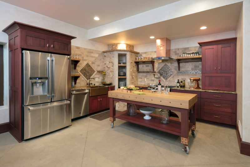 High-End White Oak Kitchen Cabinetry