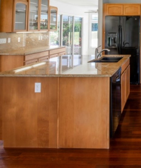 Custom White Oak Framed Cabinets