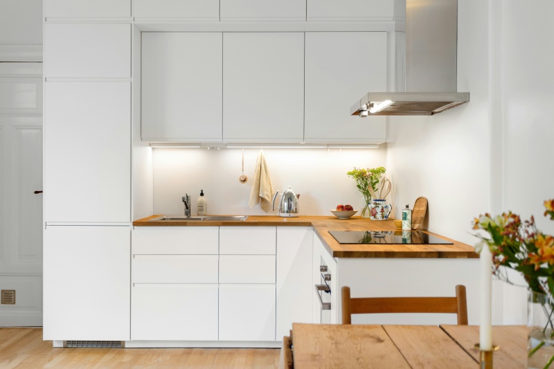 What is the best material to use for white kitchen cabinets?