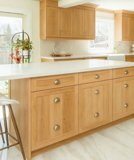 FSC certified oak shaker cupboards