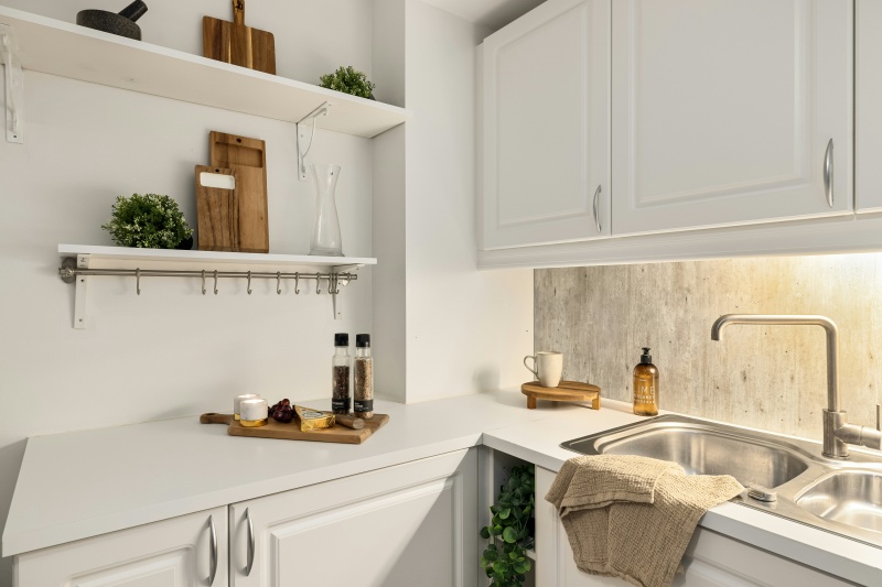 Are open shelves plus cabinets a great fit for small kitchens?