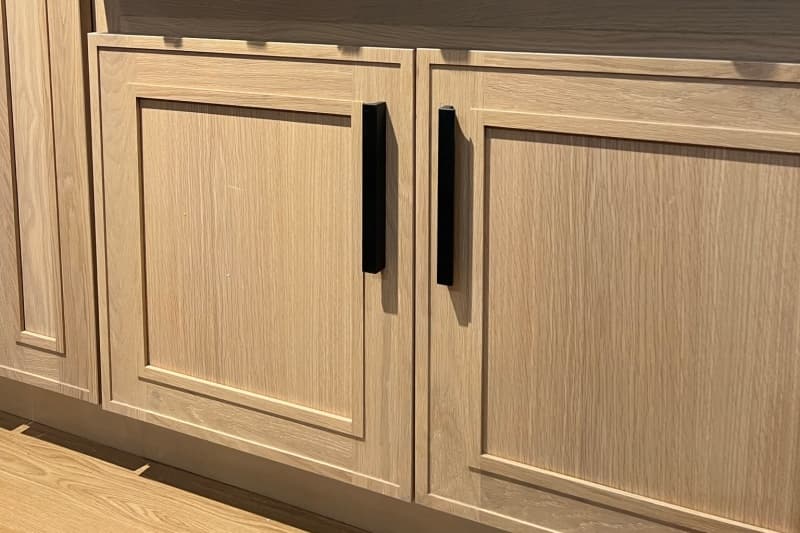 white oak modern kitchen cabinets