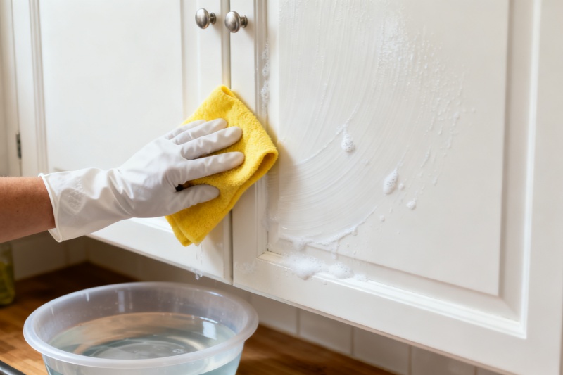 painting oak kitchen cabinets white