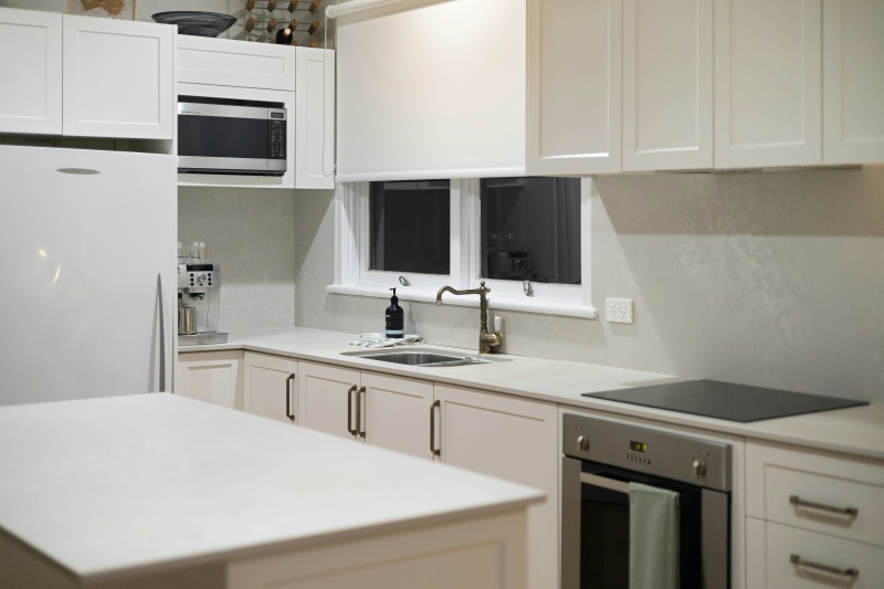 White kitchen cabinets are timeless