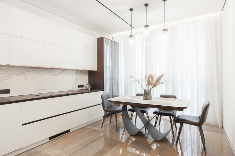 Versatile white plywood cabinetry solutions