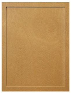 Contemporary slim shaker cabinet doors