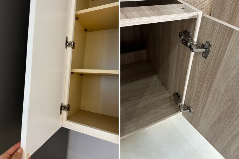 Frameless Shaker Style Kitchen Cabinets