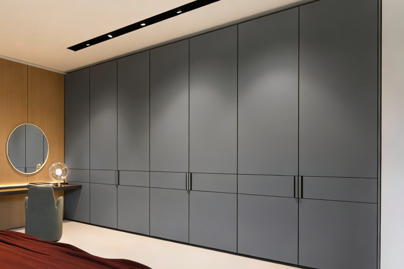 Elegant Grey Wooden Wardrobe Designs Elegant Grey Wooden Wardrobe Designs