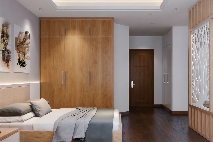 Multi-functional bedroom storage solution