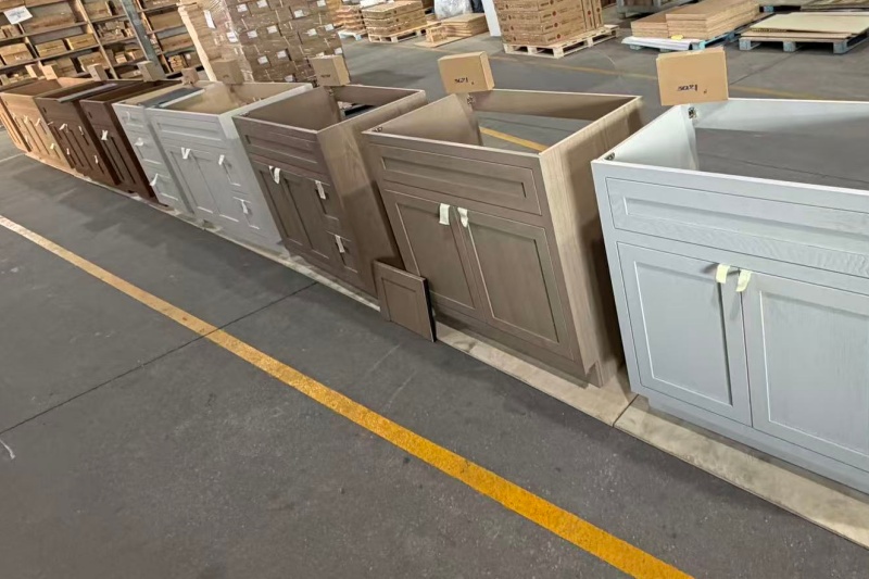 Custom-built shaker inset kitchen cabinets