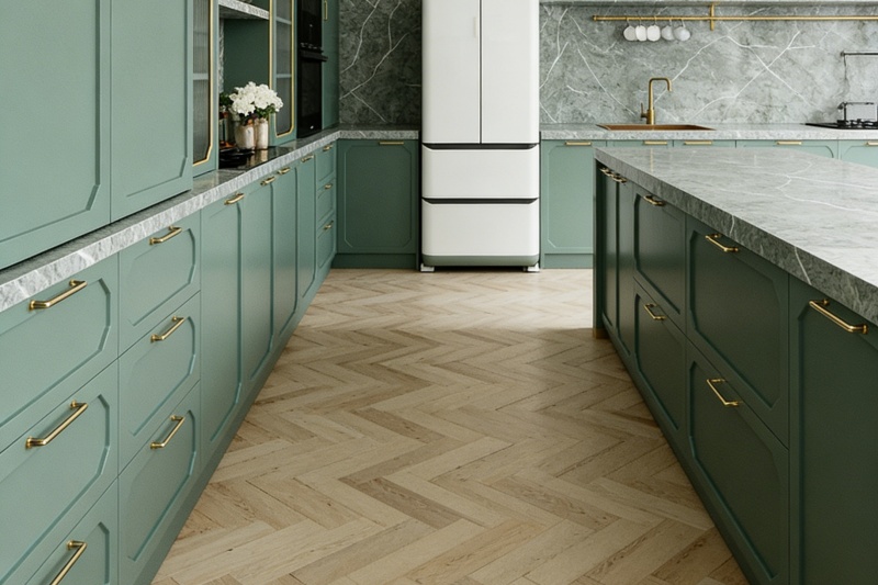 Contemporary kitchen cabinet color palette Contemporary kitchen cabinet color palette