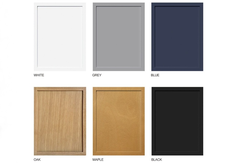 Inset Maple Stain Shaker Doors