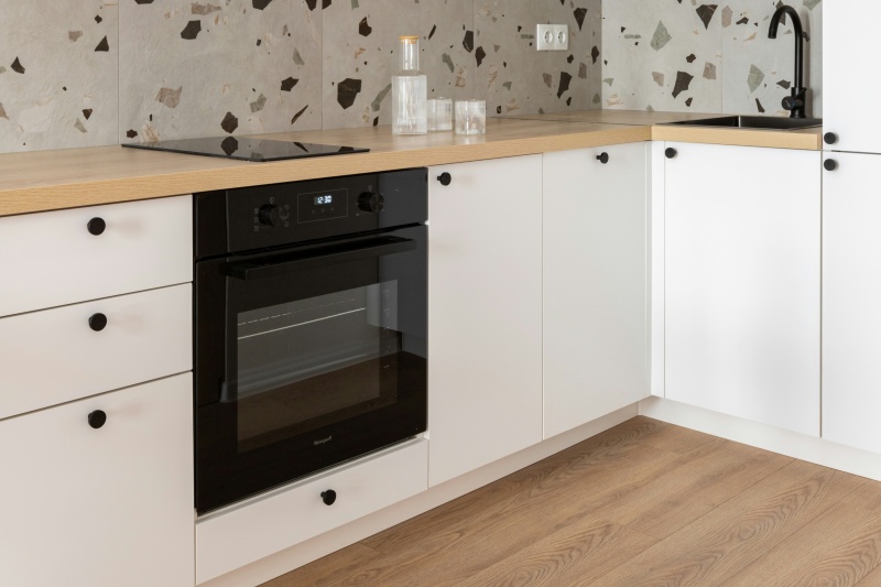 Premium white flat panel cupboards
