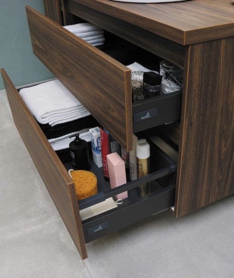High-End Bathroom Vanity with Storage