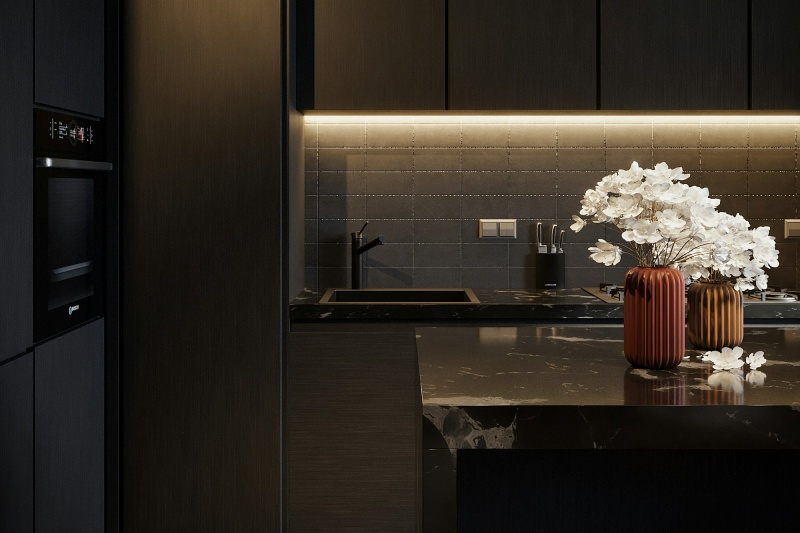 Contrasting colors for a dynamic look