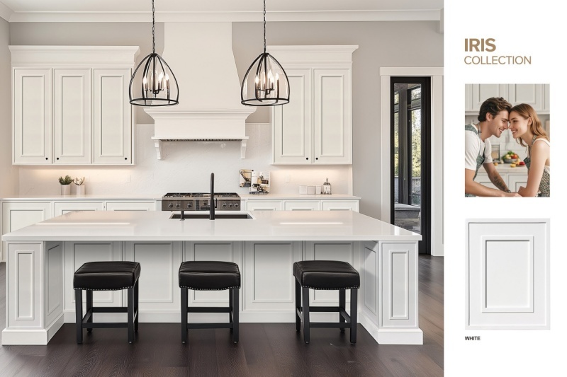 Elegant White Kitchen Cabinet Design