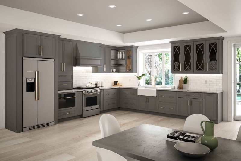 Premium grey kitchen cabinets in bulk Premium grey kitchen cabinets in bulk