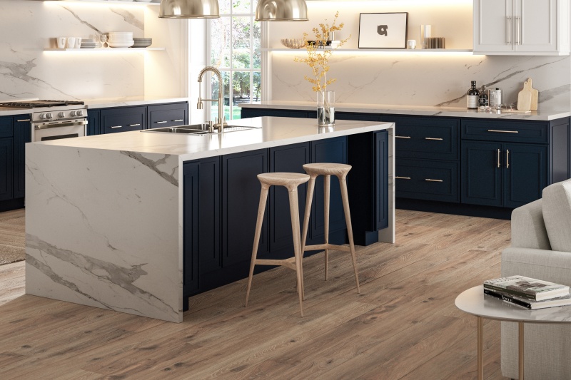 Luxurious navy blue kitchen cabinets Luxurious navy blue kitchen cabinets