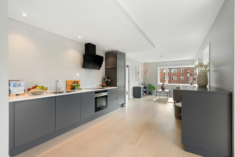 Frameless cabinets feature clean lines Frameless cabinets feature clean lines