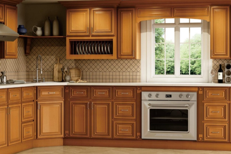 Durable framed wood cabinet finishes Durable framed wood cabinet finishes