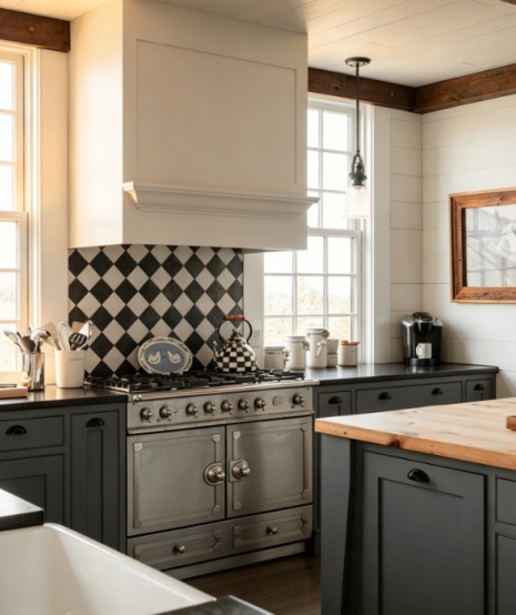 Custom Two-Tone Cabinets Installation Process