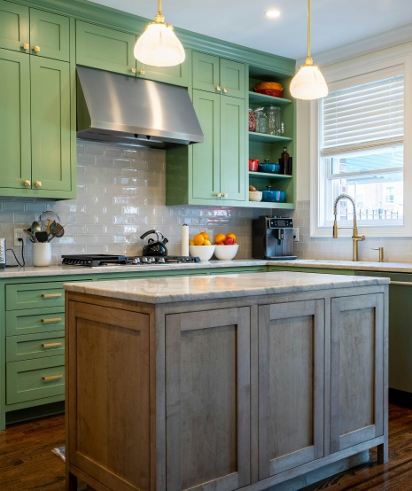 Custom Two-Tone Cabinets Installation Process