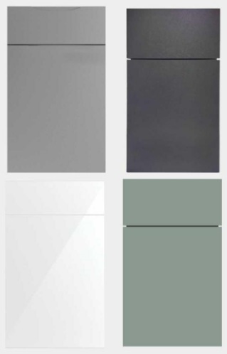 Variety of color choices for cabinets