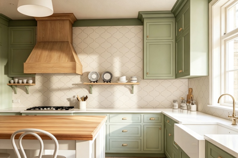 Chic Green Shaker Cabinet Handles Chic Green Shaker Cabinet Handles