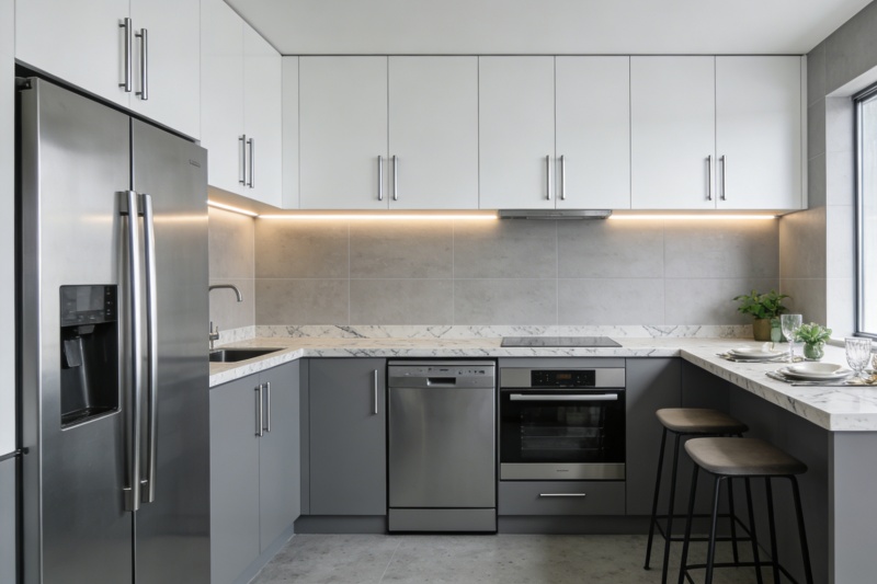 Balancing light and dark tones in cabinets Balancing light and dark tones in cabinets