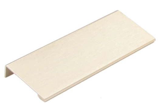 Tab edge pull for minimalist kitchen decor