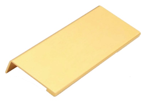 Tab edge pull for minimalist kitchen decor