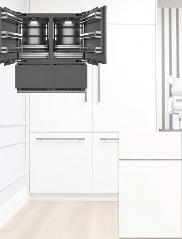 Tailor-made concealed appliance storage