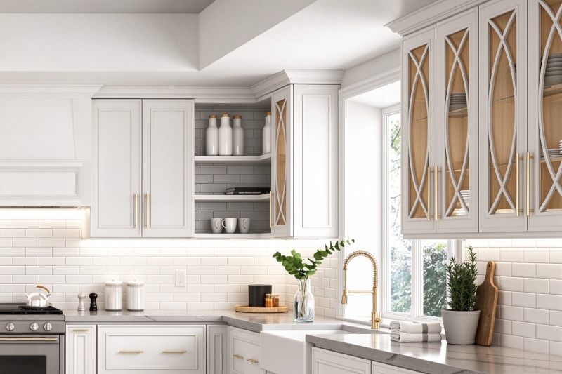 Kitchen cabinet doors with intricate glasswork Kitchen cabinet doors with intricate glasswork
