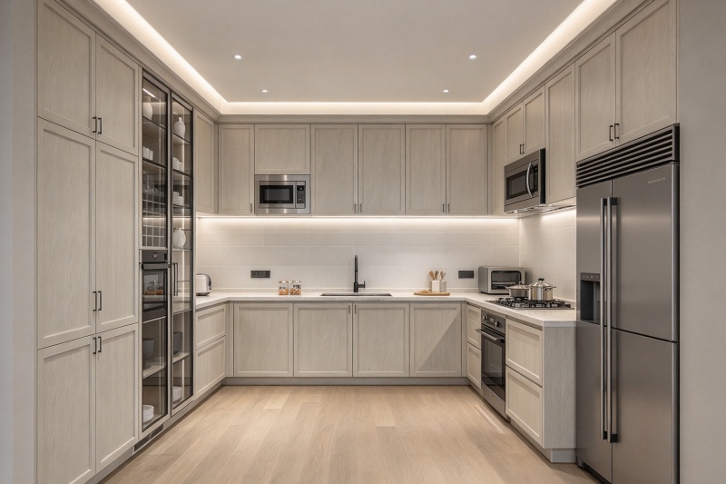 Eco-friendly light wood kitchen design Eco-friendly light wood kitchen design